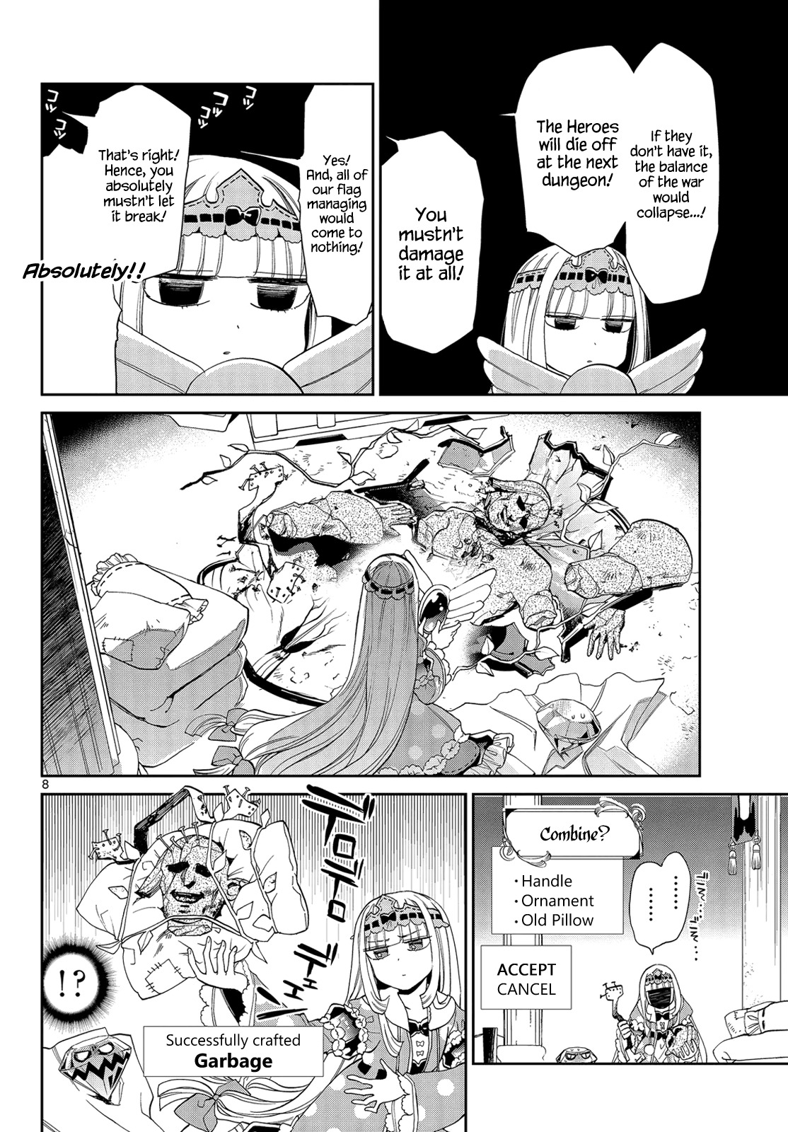 Maou-jou de Oyasumi Chapter 4 page 8 - Chapter 4: Sleeping with the Wind Shield... and Nothing Else