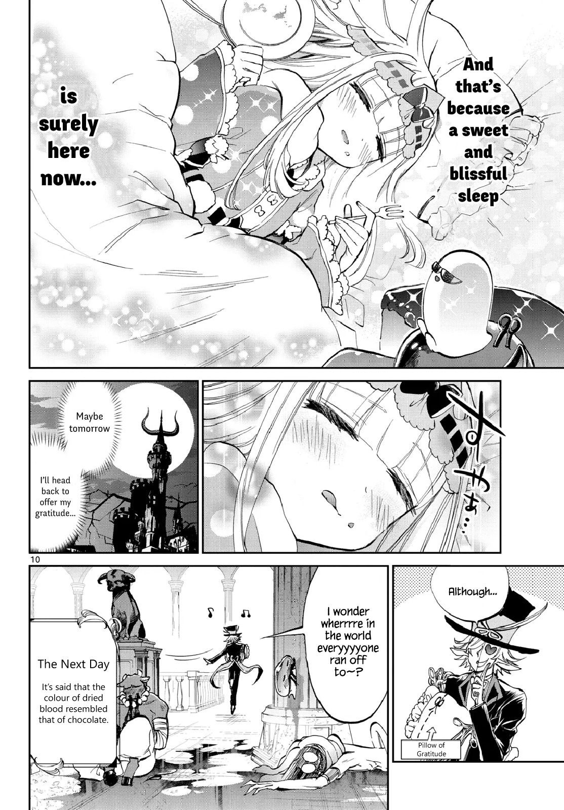 Maou-jou de Oyasumi Chapter 40 page 10 - Chapter 40: Chocolate is the Colour of Blood, the Colour of Love
