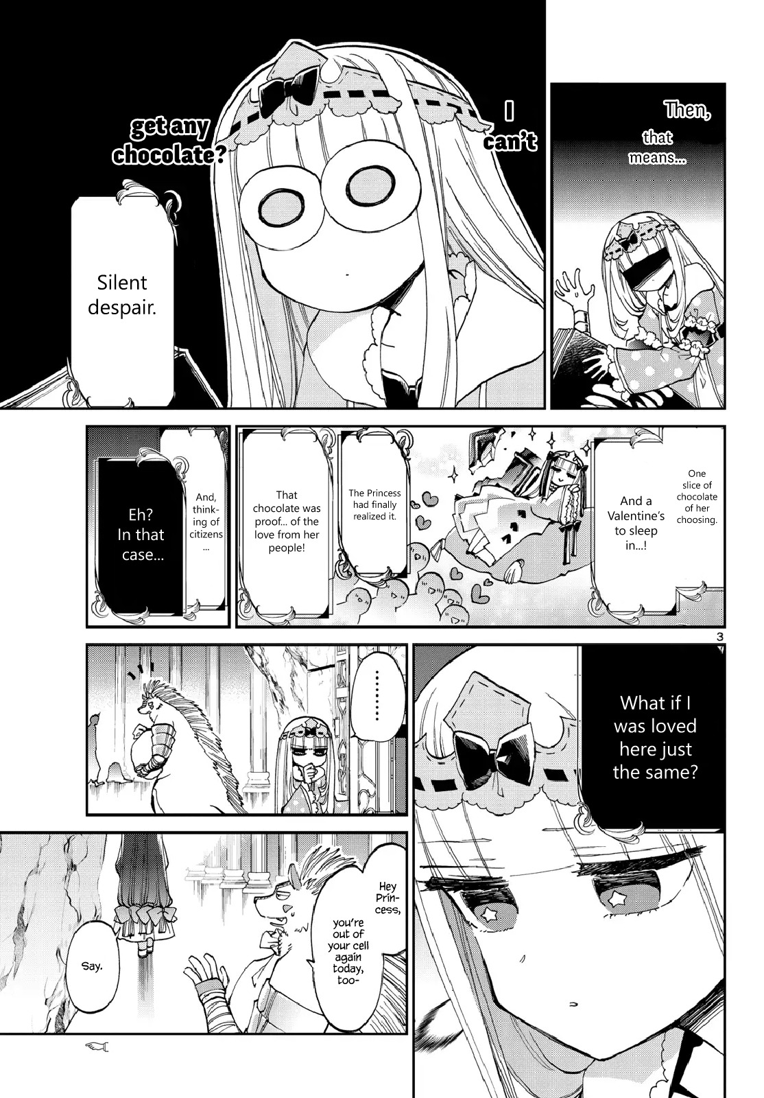 Maou-jou de Oyasumi Chapter 40 page 3 - Chapter 40: Chocolate is the Colour of Blood, the Colour of Love