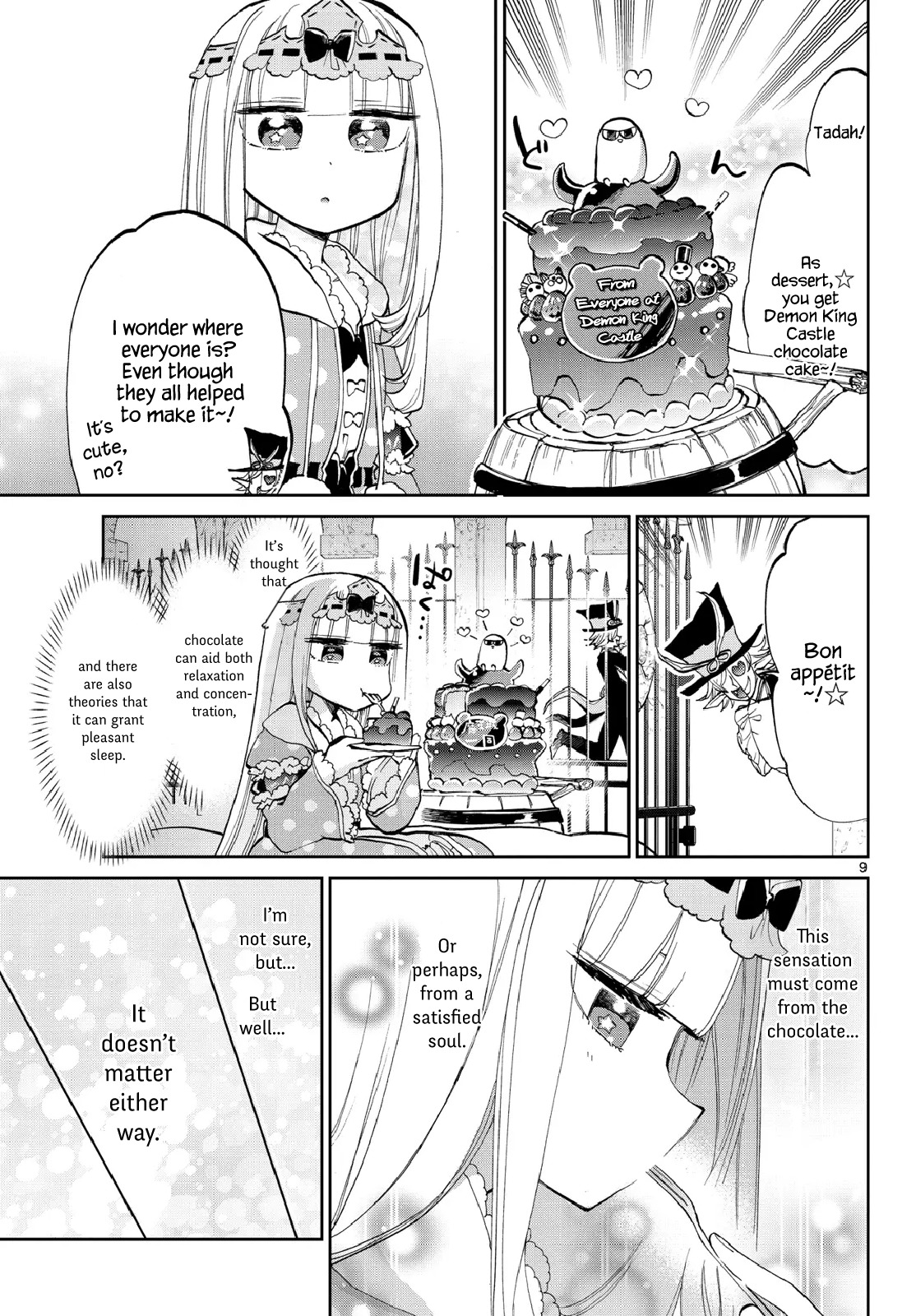 Maou-jou de Oyasumi Chapter 40 page 9 - Chapter 40: Chocolate is the Colour of Blood, the Colour of Love