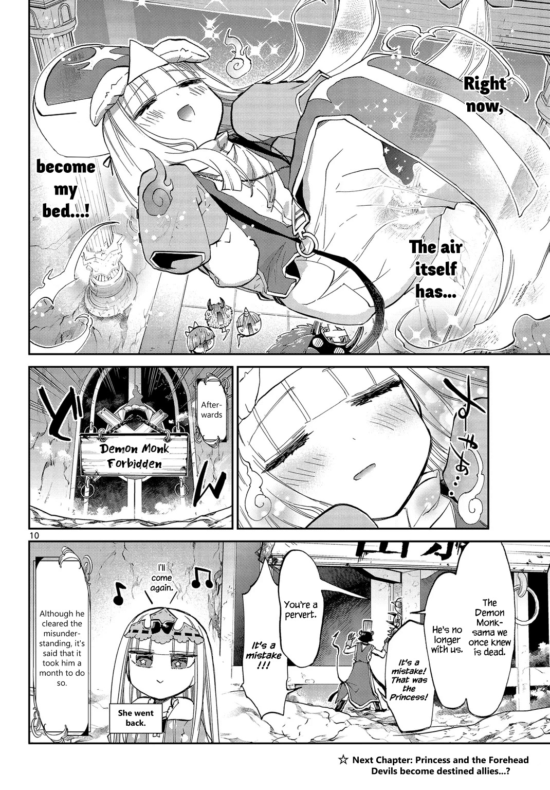 Maou-jou de Oyasumi Chapter 42 page 10 - Chapter 42: Which Child Sleeps the Most?