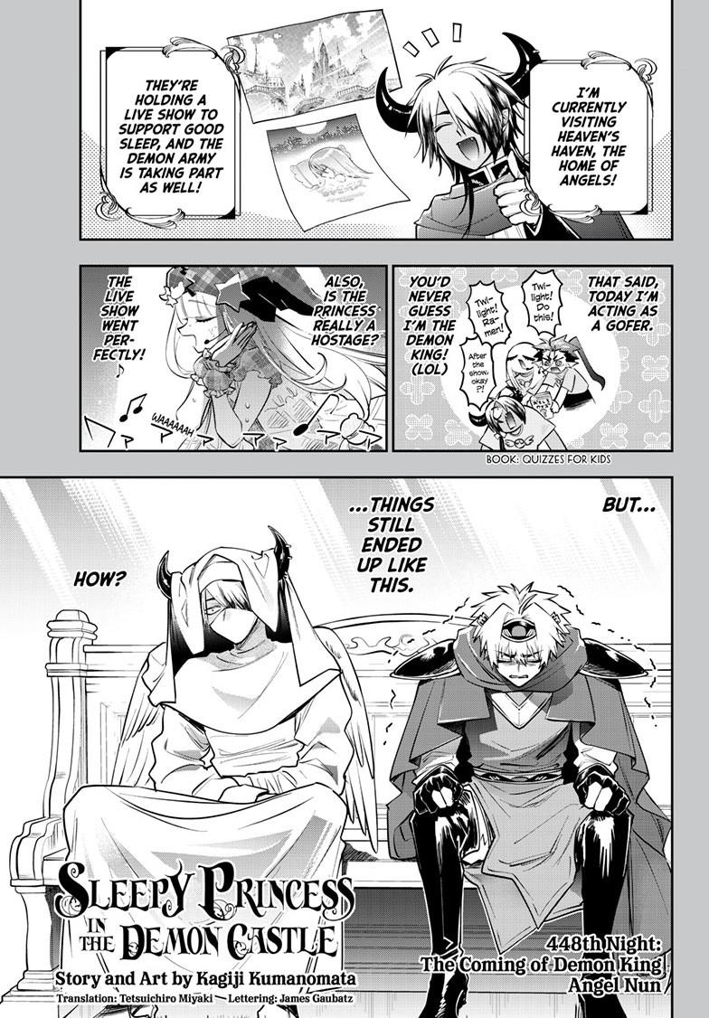 Maou-jou de Oyasumi Chapter 448 page 1 - Chapter 448