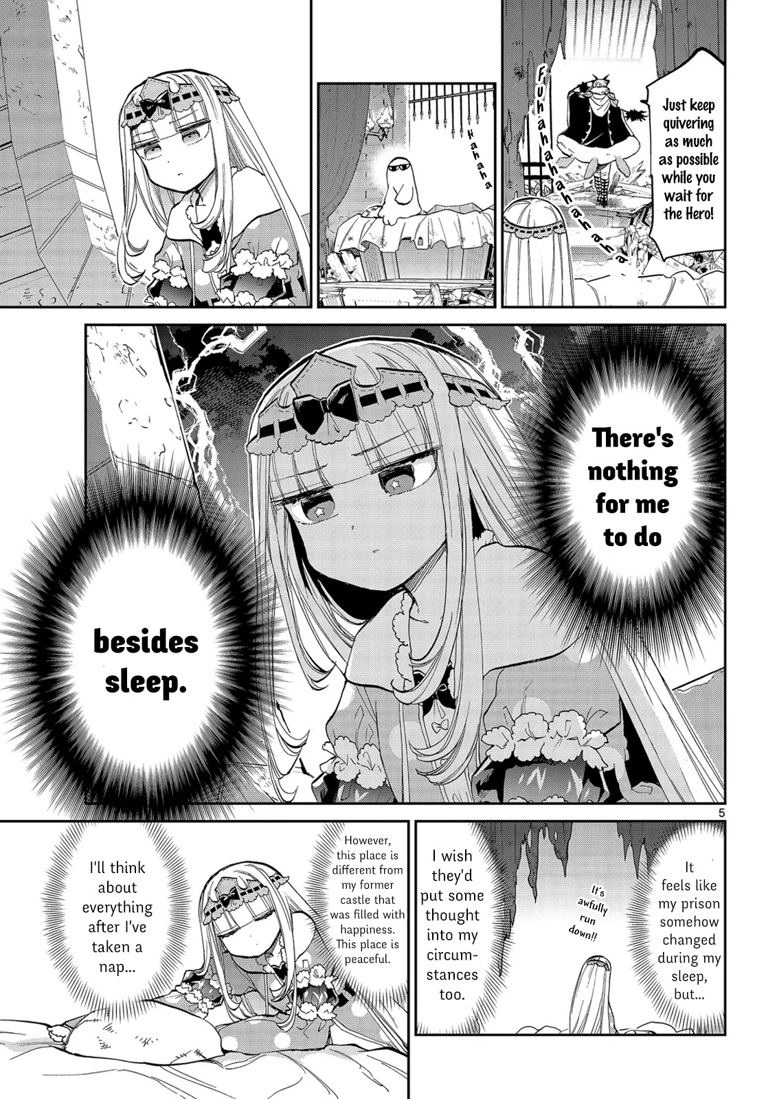 Maou-jou de Oyasumi Chapter 45 page 5 - Chapter 45: The Girl Visiting Many Demon King Castles