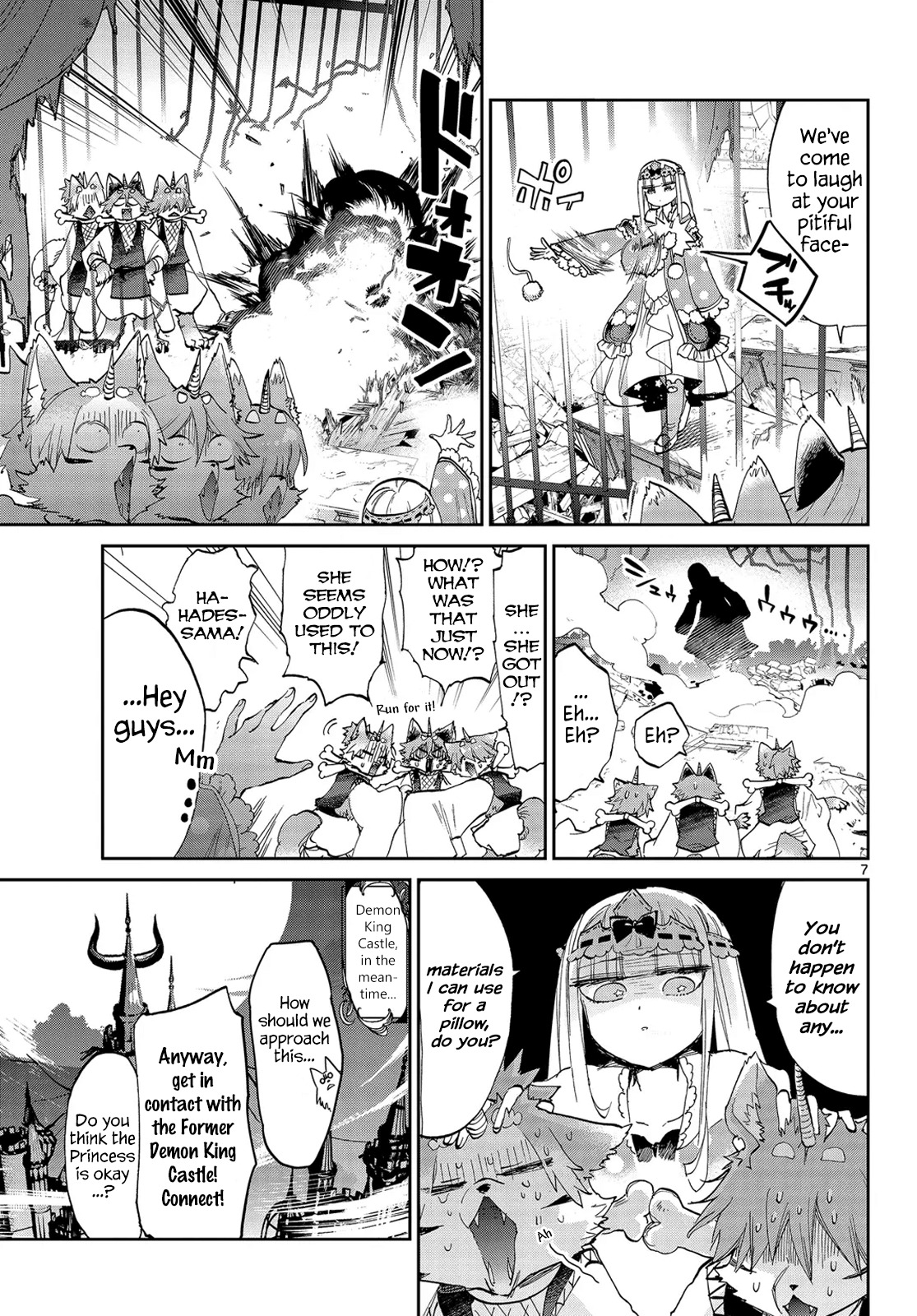 Maou-jou de Oyasumi Chapter 45 page 7 - Chapter 45: The Girl Visiting Many Demon King Castles