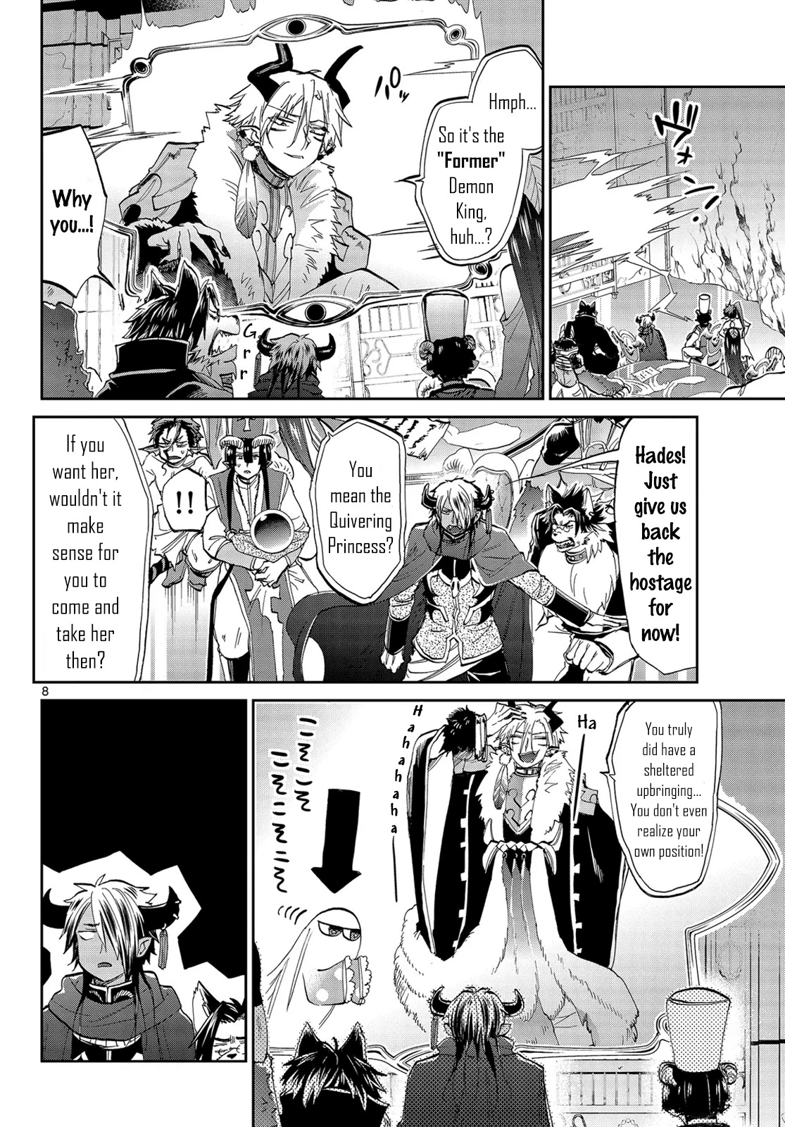Maou-jou de Oyasumi Chapter 45 page 8 - Chapter 45: The Girl Visiting Many Demon King Castles