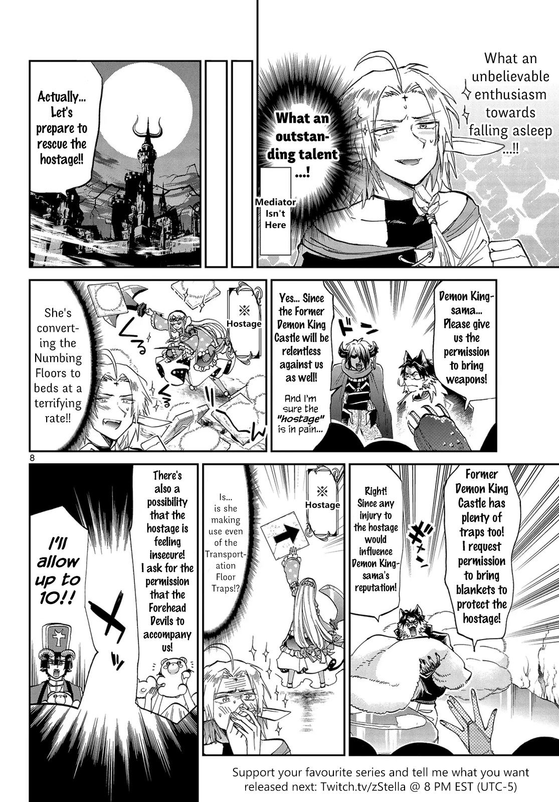 Maou-jou de Oyasumi Chapter 46 page 8 - Chapter 46: Looks Like We Have a Master of All Trades