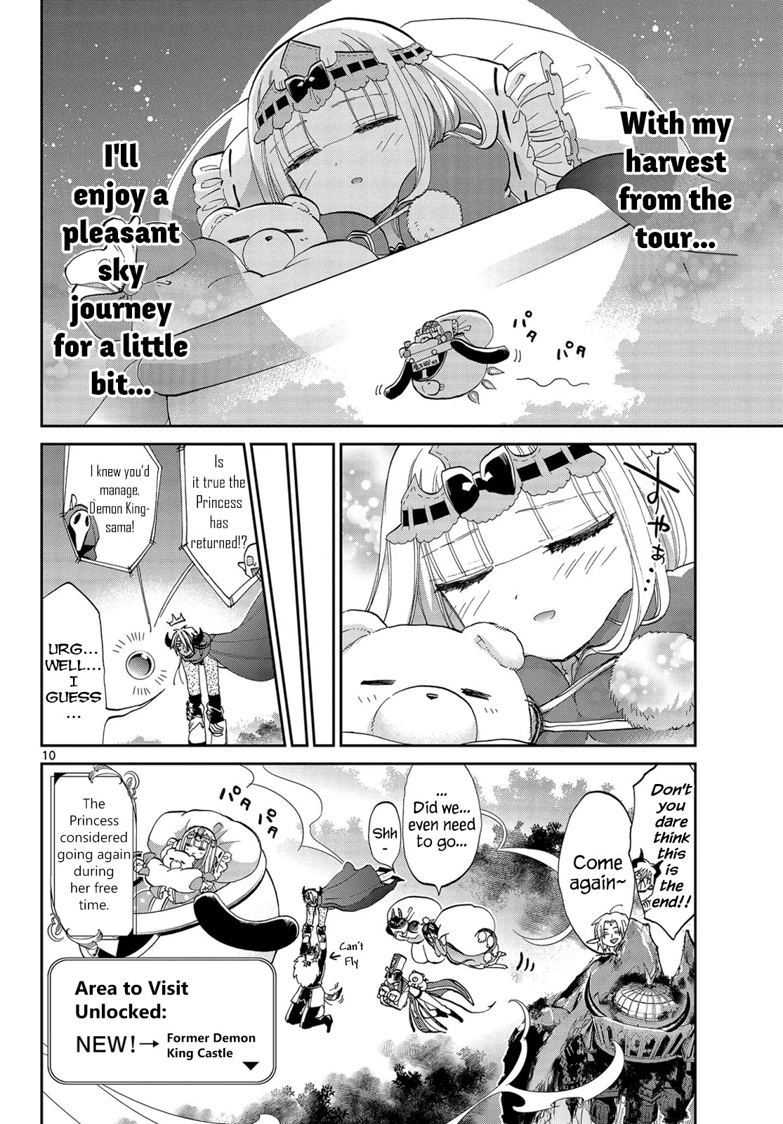 Maou-jou de Oyasumi Chapter 47 page 10 - Chapter 47: Taking Back the Princess (the Monster of Demon King Castle)