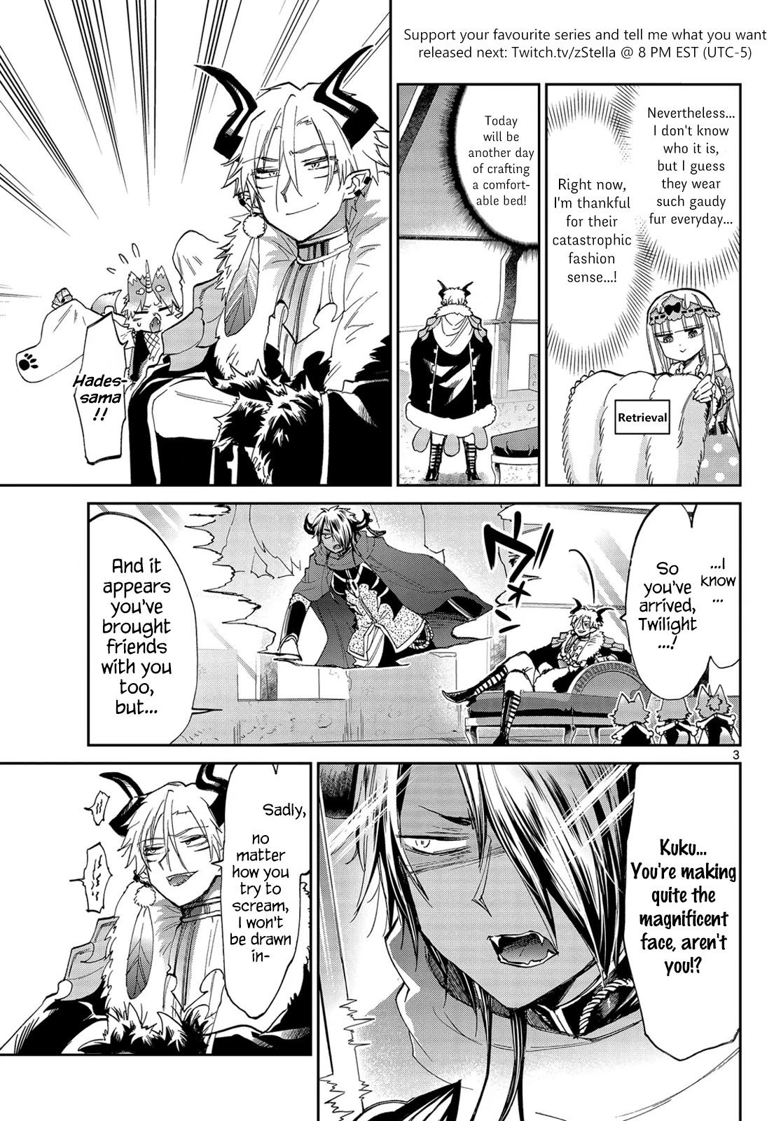Maou-jou de Oyasumi Chapter 47 page 3 - Chapter 47: Taking Back the Princess (the Monster of Demon King Castle)