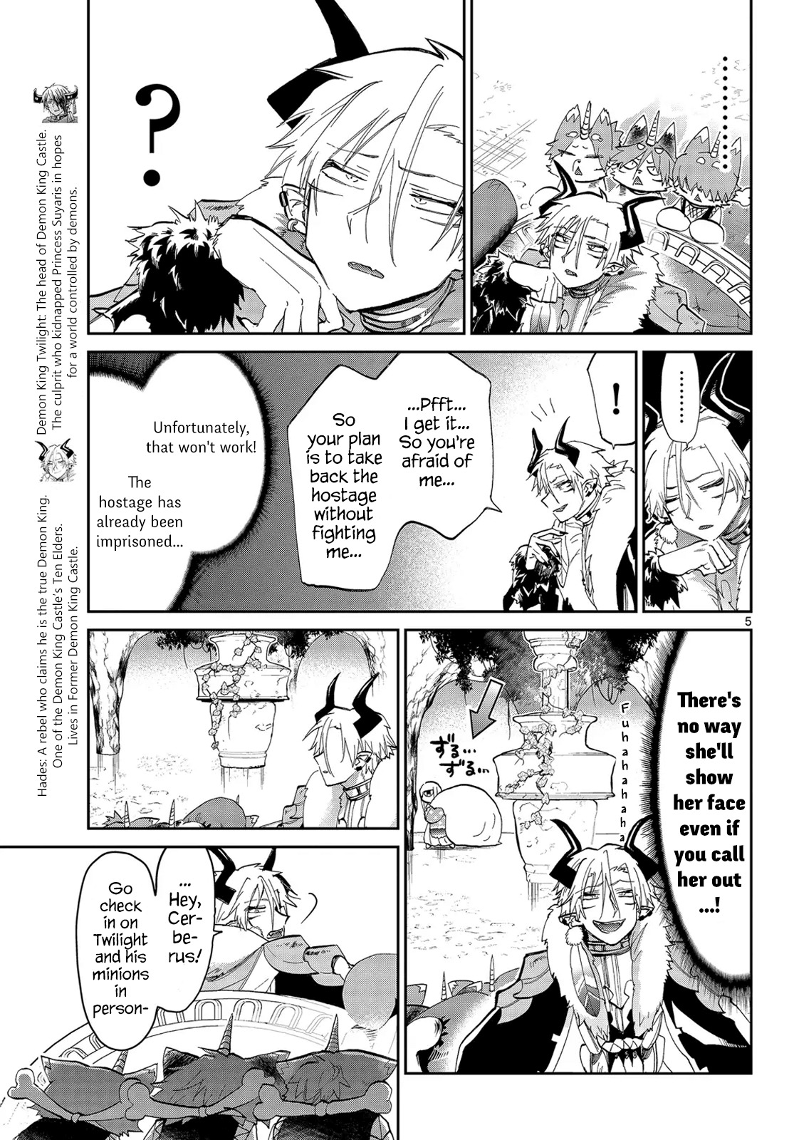 Maou-jou de Oyasumi Chapter 47 page 5 - Chapter 47: Taking Back the Princess (the Monster of Demon King Castle)