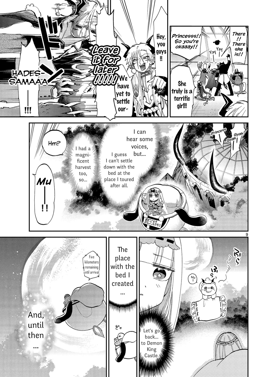 Maou-jou de Oyasumi Chapter 47 page 9 - Chapter 47: Taking Back the Princess (the Monster of Demon King Castle)