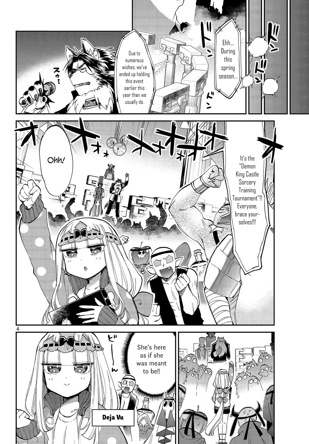 Maou-jou de Oyasumi Chapter 48 page 4 - Chapter 48: Badump! A Sorcery Tournament Filled with Demons!