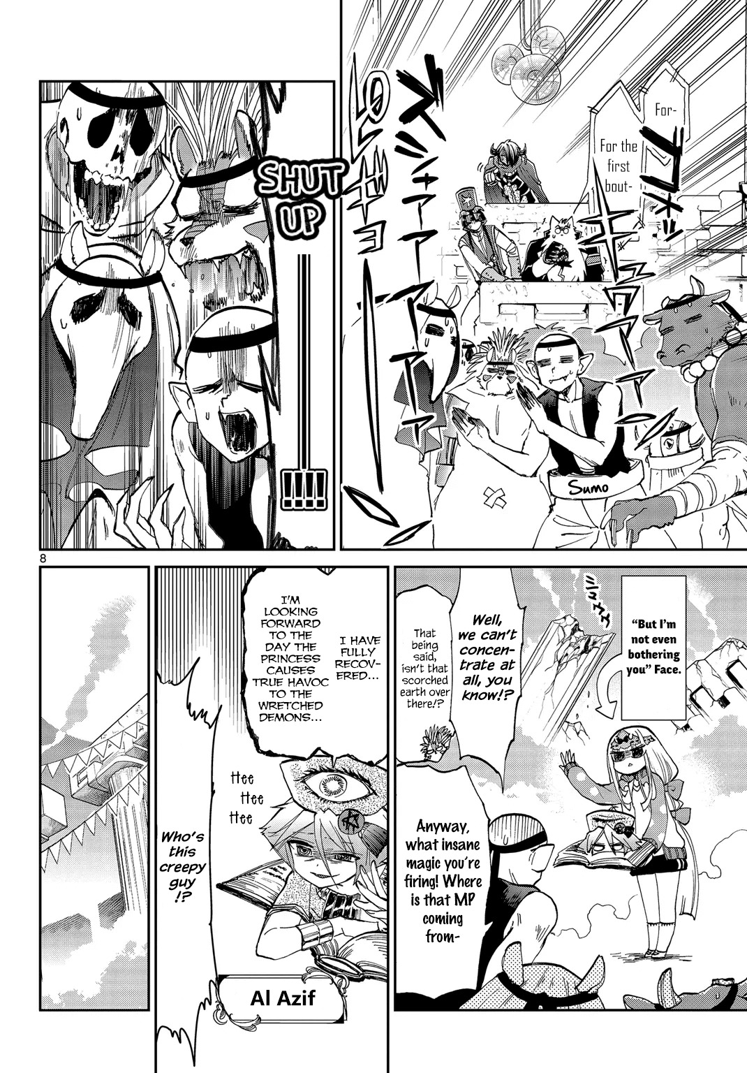 Maou-jou de Oyasumi Chapter 48 page 8 - Chapter 48: Badump! A Sorcery Tournament Filled with Demons!