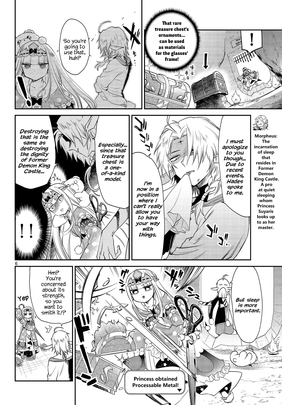 Maou-jou de Oyasumi Chapter 49 page 6 - Chapter 49: I Want to Hit the Helpful Goods Jackpot