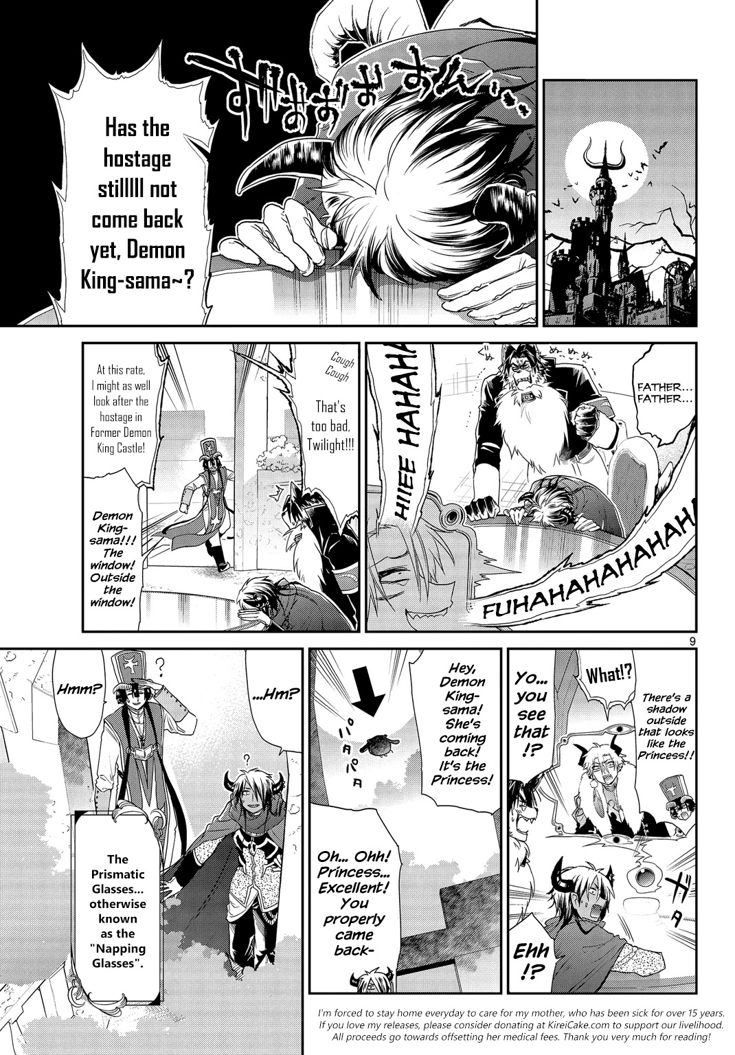 Maou-jou de Oyasumi Chapter 49 page 9 - Chapter 49: I Want to Hit the Helpful Goods Jackpot
