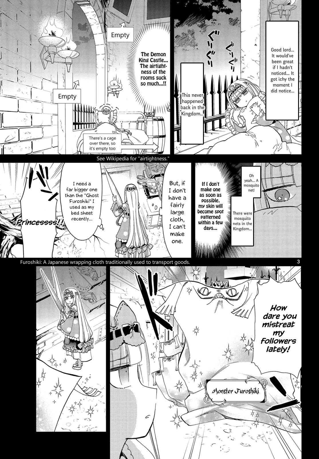 Maou-jou de Oyasumi Chapter 5 page 3 - Chapter 5: Because There's a Tower There