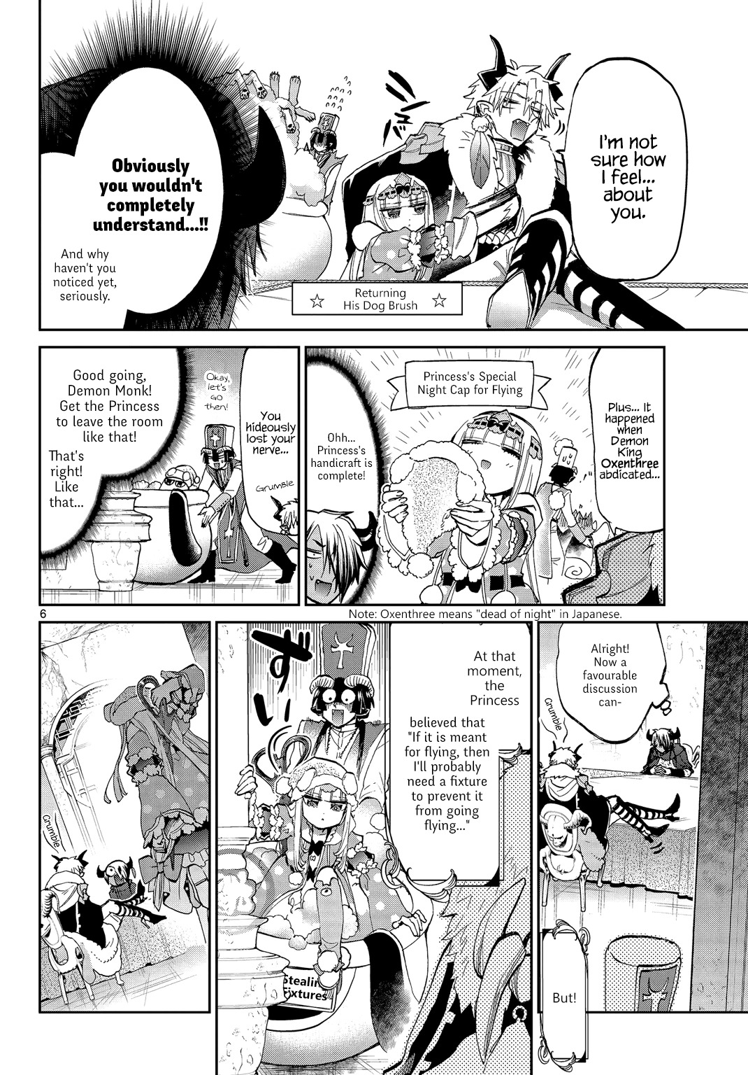 Maou-jou de Oyasumi Chapter 50 page 6 - Chapter 50: The Princess Dances Even If There Isn't A Meeting