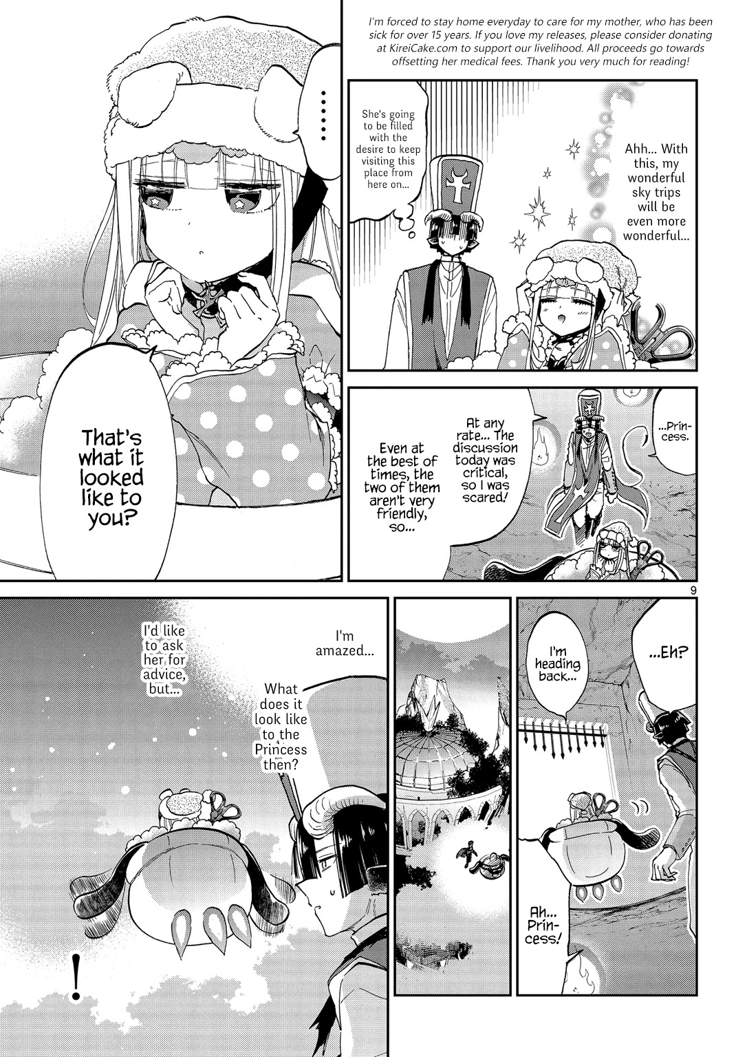 Maou-jou de Oyasumi Chapter 50 page 9 - Chapter 50: The Princess Dances Even If There Isn't A Meeting