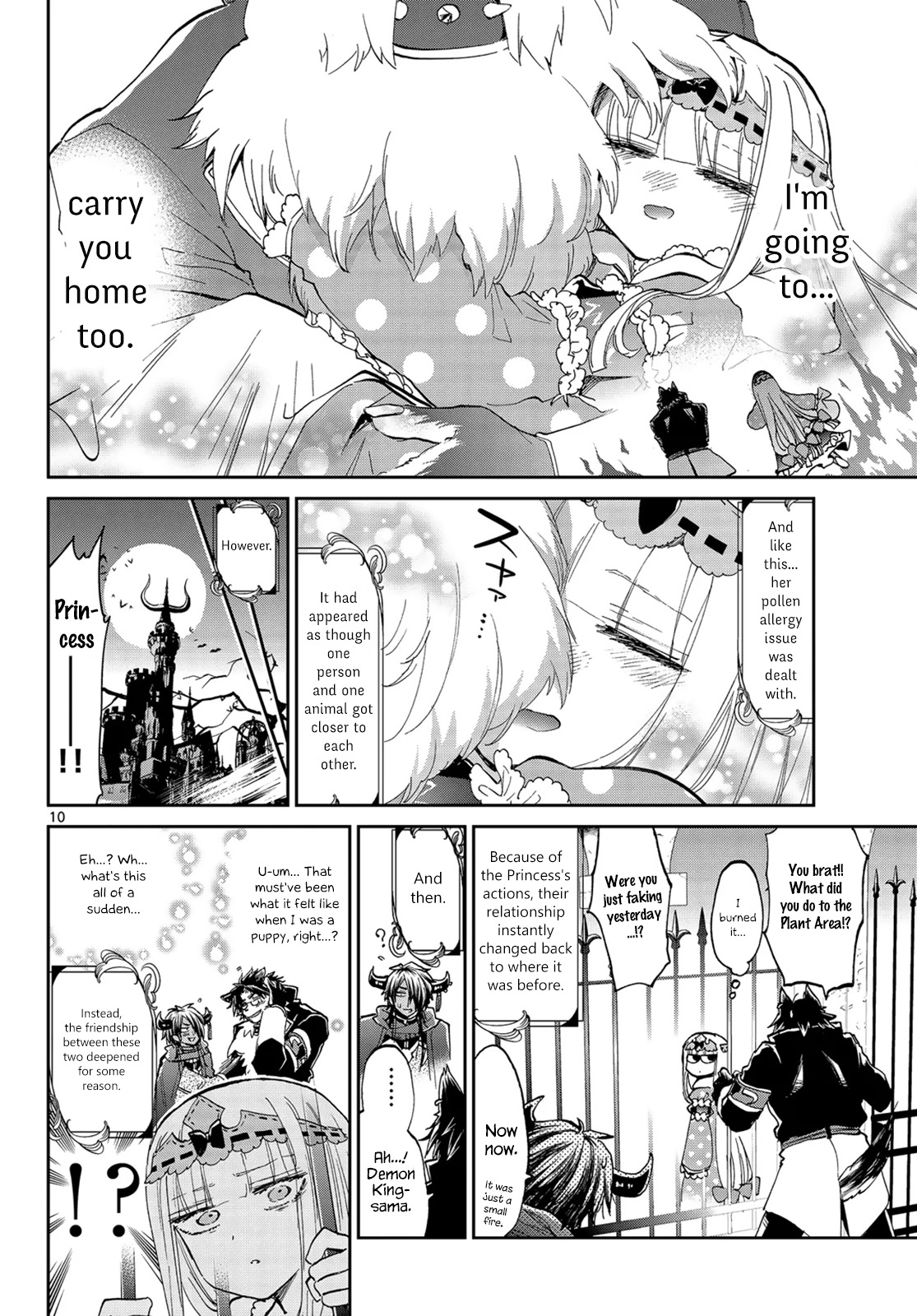 Maou-jou de Oyasumi Chapter 51 page 10 - Chapter 51: Pollinated Princess