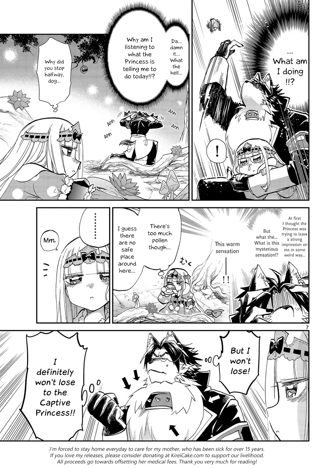 Maou-jou de Oyasumi Chapter 51 page 7 - Chapter 51: Pollinated Princess