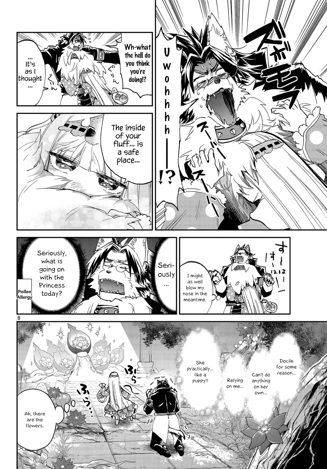 Maou-jou de Oyasumi Chapter 51 page 8 - Chapter 51: Pollinated Princess