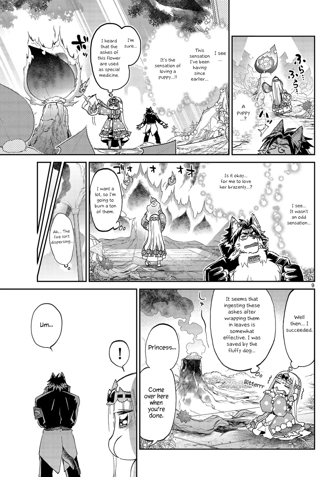 Maou-jou de Oyasumi Chapter 51 page 9 - Chapter 51: Pollinated Princess