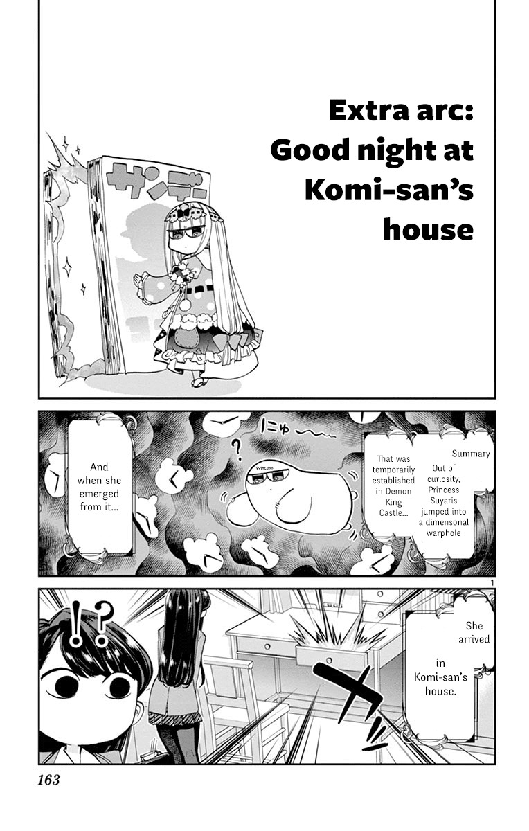 Maou-jou de Oyasumi Chapter 52.5 page 1 - Chapter 52.5: Extra arc: Good night at Komi-san's house