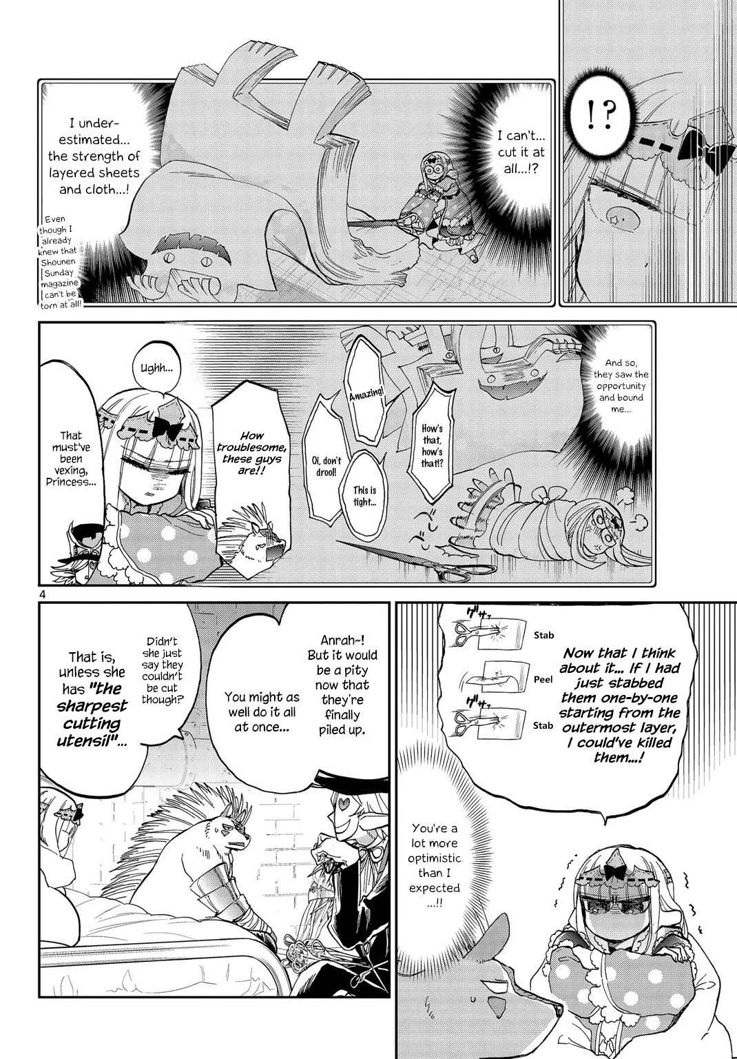 Maou-jou de Oyasumi Chapter 52 page 4 - Chapter 52: I Think That's a Sneaky Capture Method!