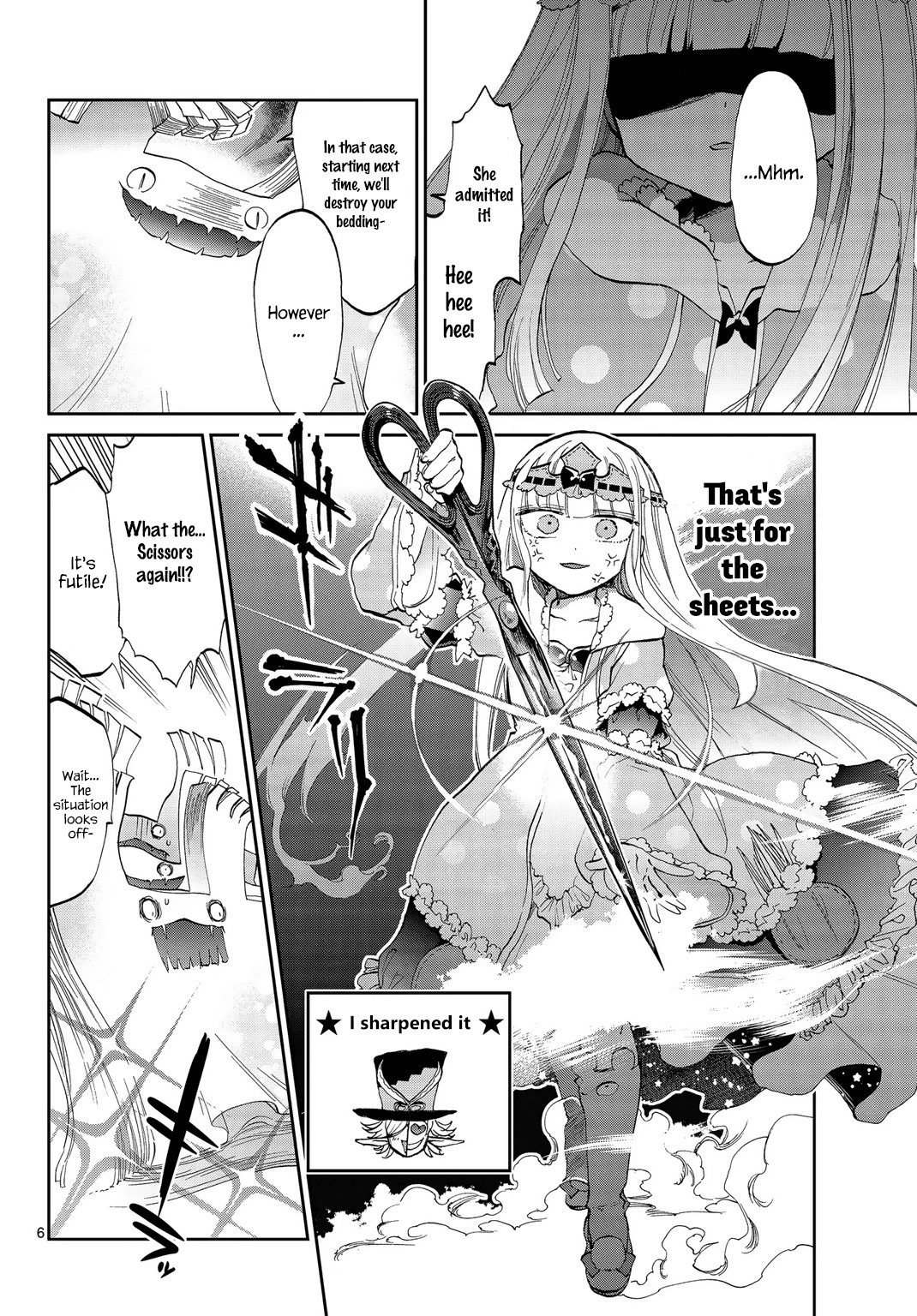 Maou-jou de Oyasumi Chapter 52 page 6 - Chapter 52: I Think That's a Sneaky Capture Method!