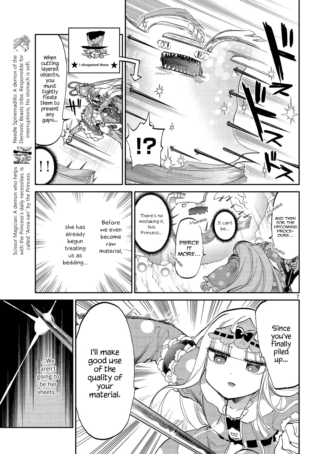 Maou-jou de Oyasumi Chapter 52 page 7 - Chapter 52: I Think That's a Sneaky Capture Method!