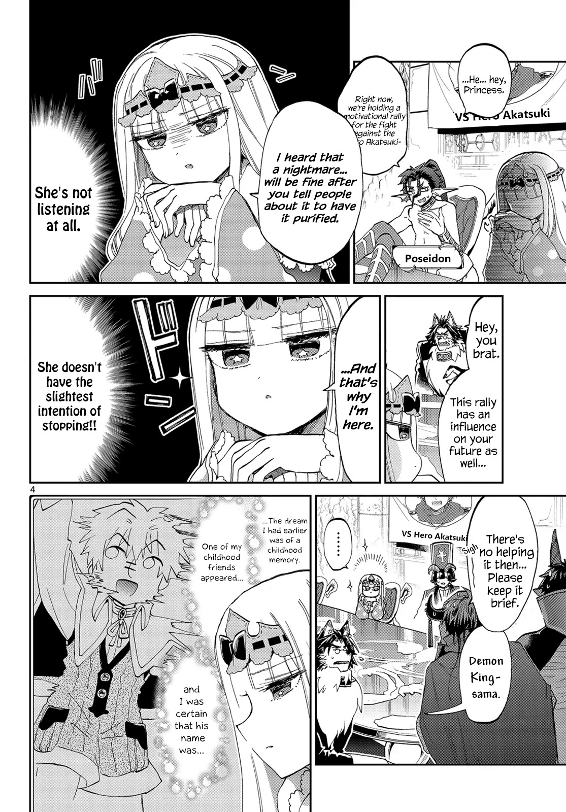 Maou-jou de Oyasumi Chapter 53 page 4 - Chapter 53: Not Remembering A-Something During a Deep Sleep