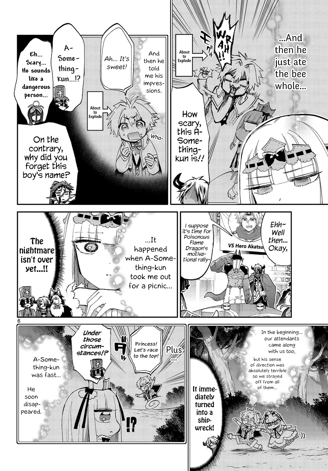 Maou-jou de Oyasumi Chapter 53 page 6 - Chapter 53: Not Remembering A-Something During a Deep Sleep