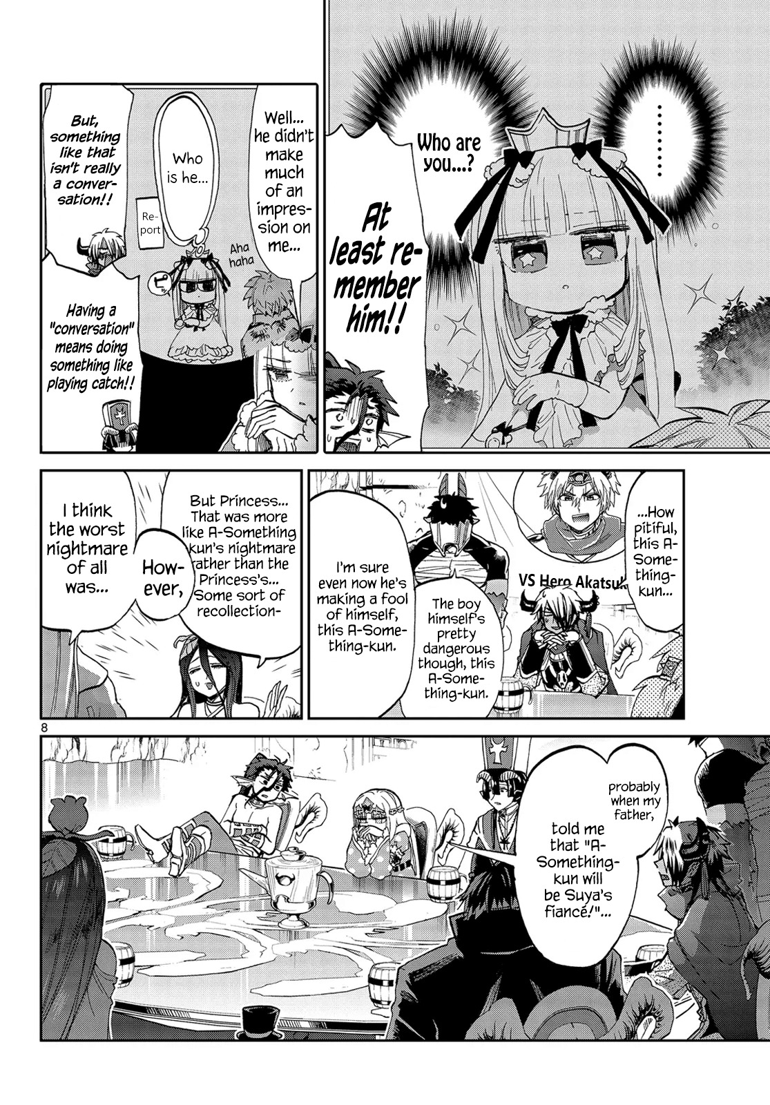 Maou-jou de Oyasumi Chapter 53 page 8 - Chapter 53: Not Remembering A-Something During a Deep Sleep