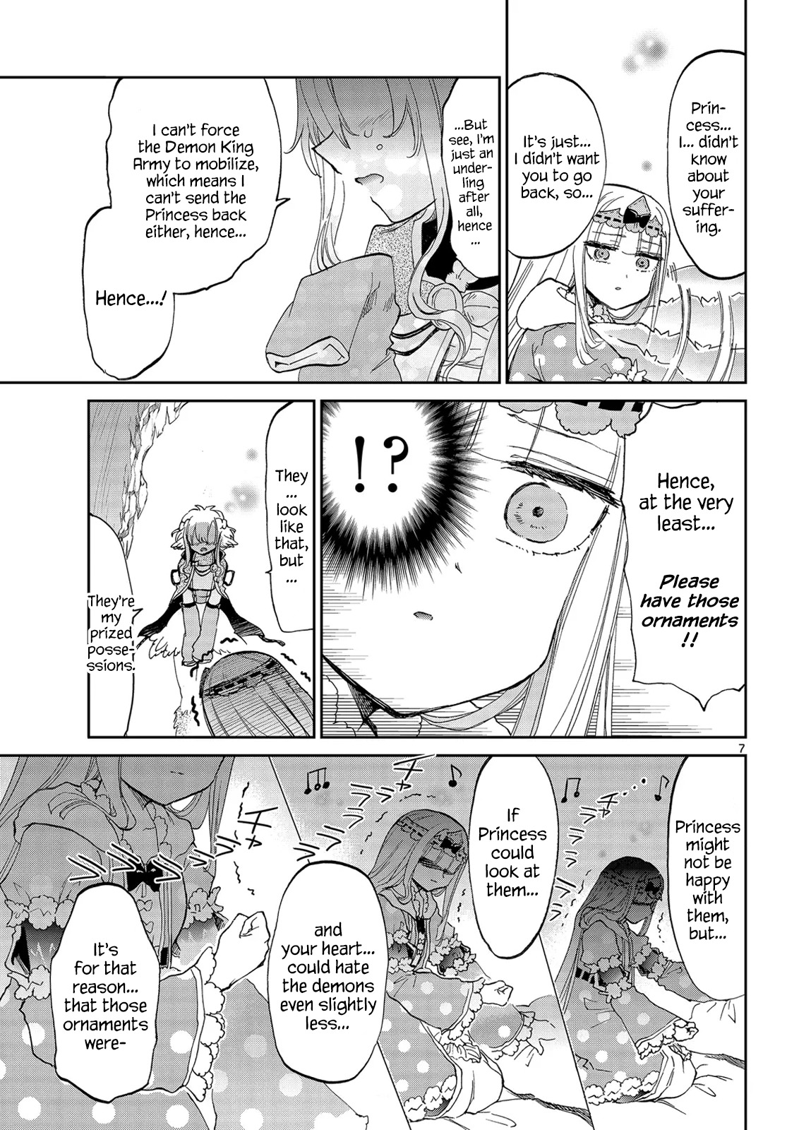 Maou-jou de Oyasumi Chapter 54 page 7 - Chapter 54: It's for the Sake of a Girl's Friendship