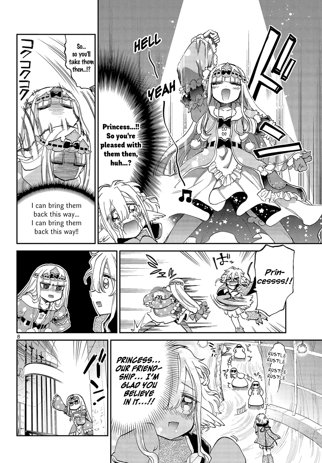 Maou-jou de Oyasumi Chapter 54 page 8 - Chapter 54: It's for the Sake of a Girl's Friendship