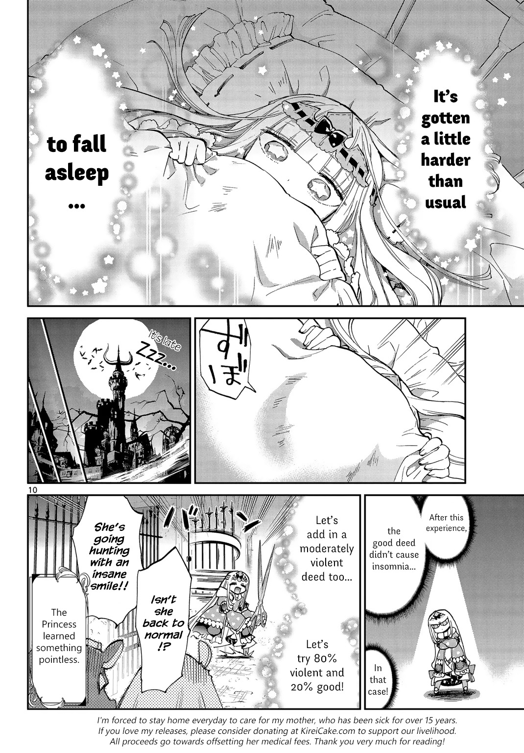 Maou-jou de Oyasumi Chapter 55 page 10 - Chapter 55: The Princess's Wonderful Pillow Store