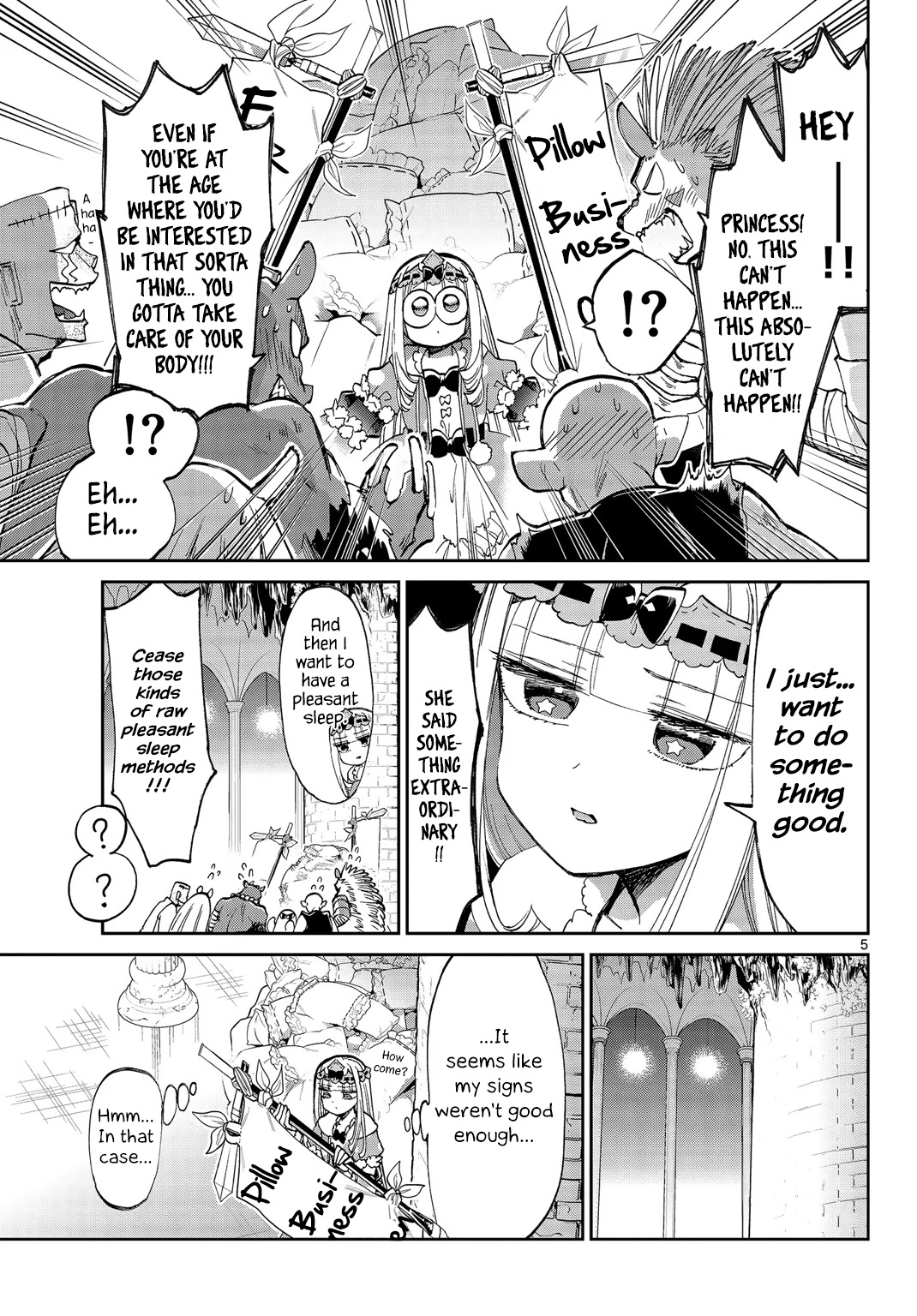 Maou-jou de Oyasumi Chapter 55 page 5 - Chapter 55: The Princess's Wonderful Pillow Store