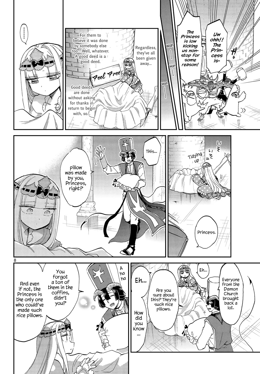 Maou-jou de Oyasumi Chapter 55 page 8 - Chapter 55: The Princess's Wonderful Pillow Store