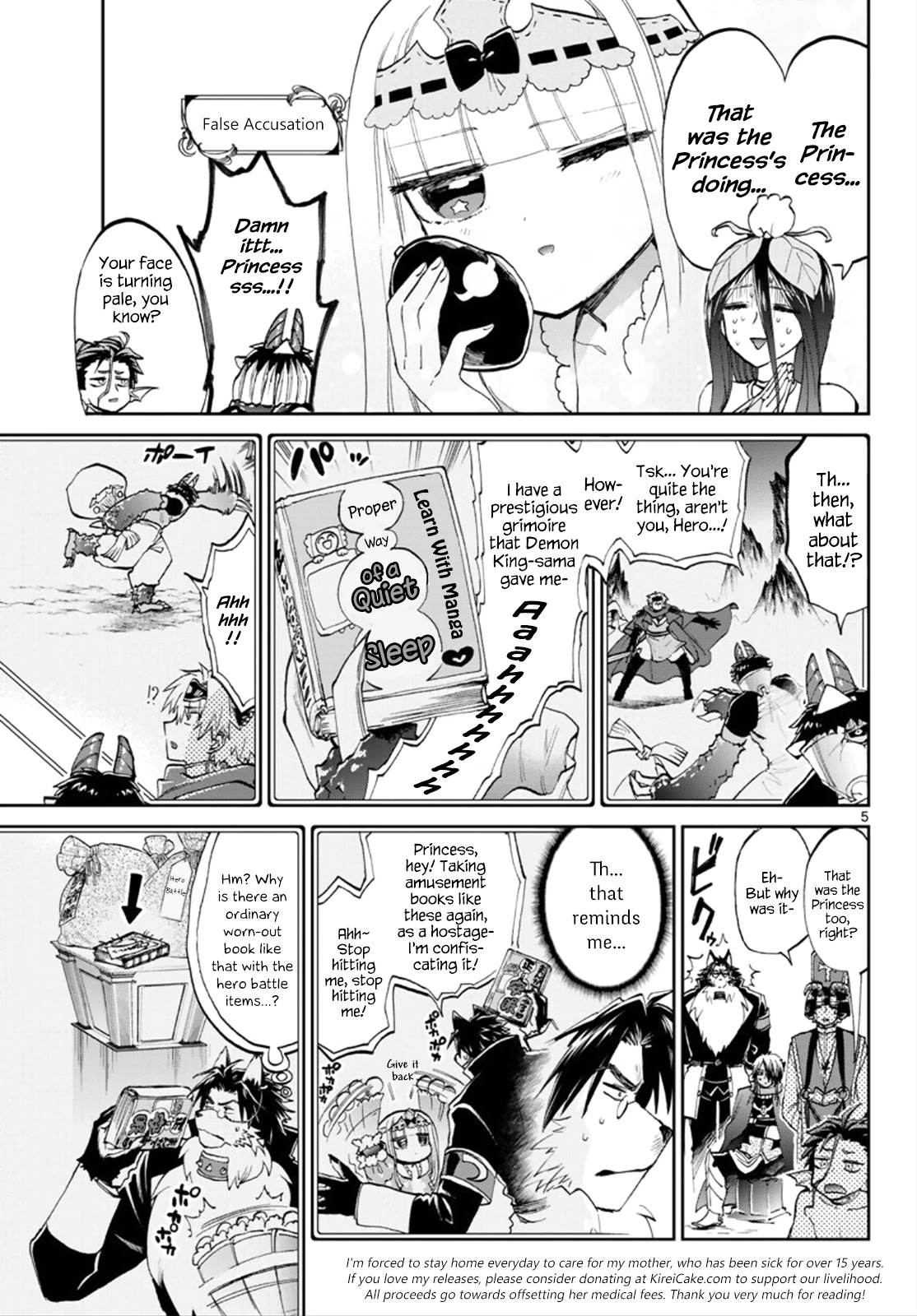 Maou-jou de Oyasumi Chapter 57 page 5 - Chapter 57: Nooobody's At Fault! ♥