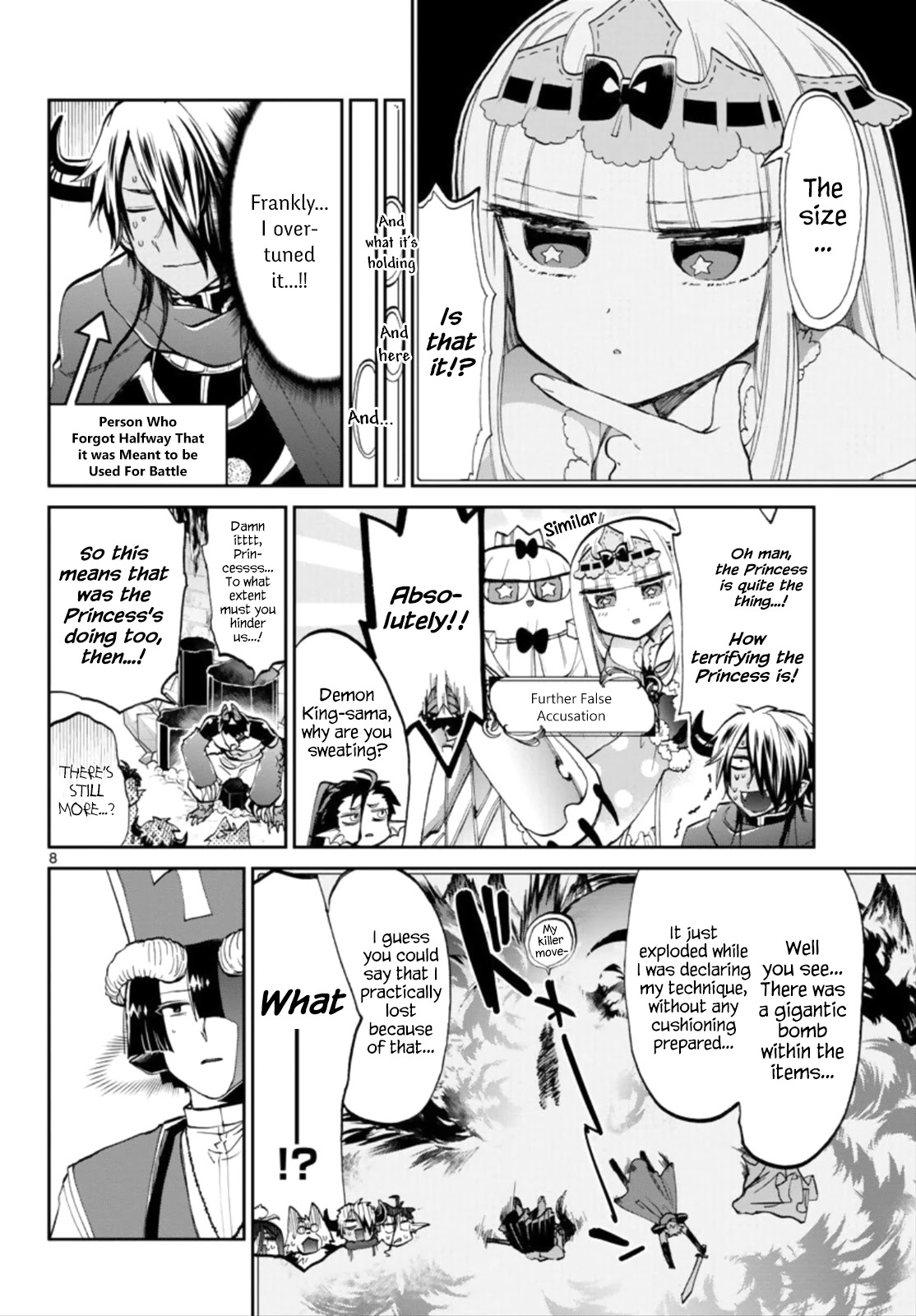 Maou-jou de Oyasumi Chapter 57 page 8 - Chapter 57: Nooobody's At Fault! ♥