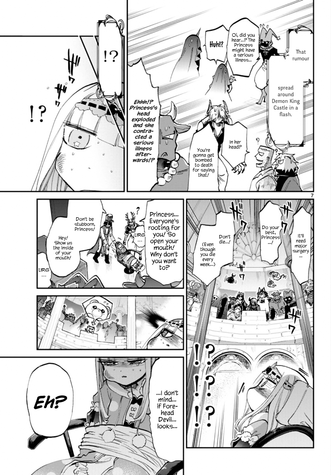Maou-jou de Oyasumi Chapter 58 page 7 - Chapter 58: The Princess's Sensitive Mouth