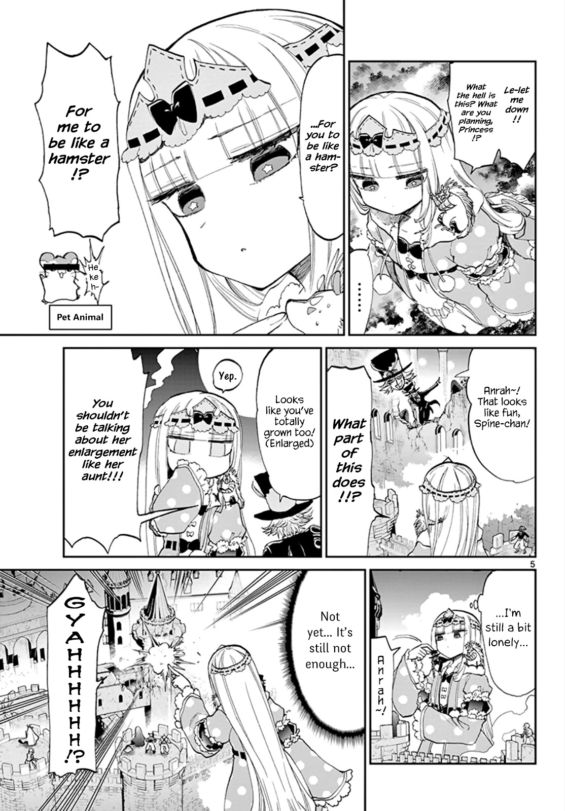 Maou-jou de Oyasumi Chapter 59 page 5 - Chapter 59: Super-Sized for Demon King Castle