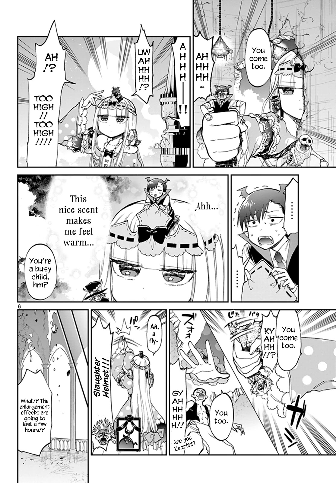 Maou-jou de Oyasumi Chapter 59 page 6 - Chapter 59: Super-Sized for Demon King Castle