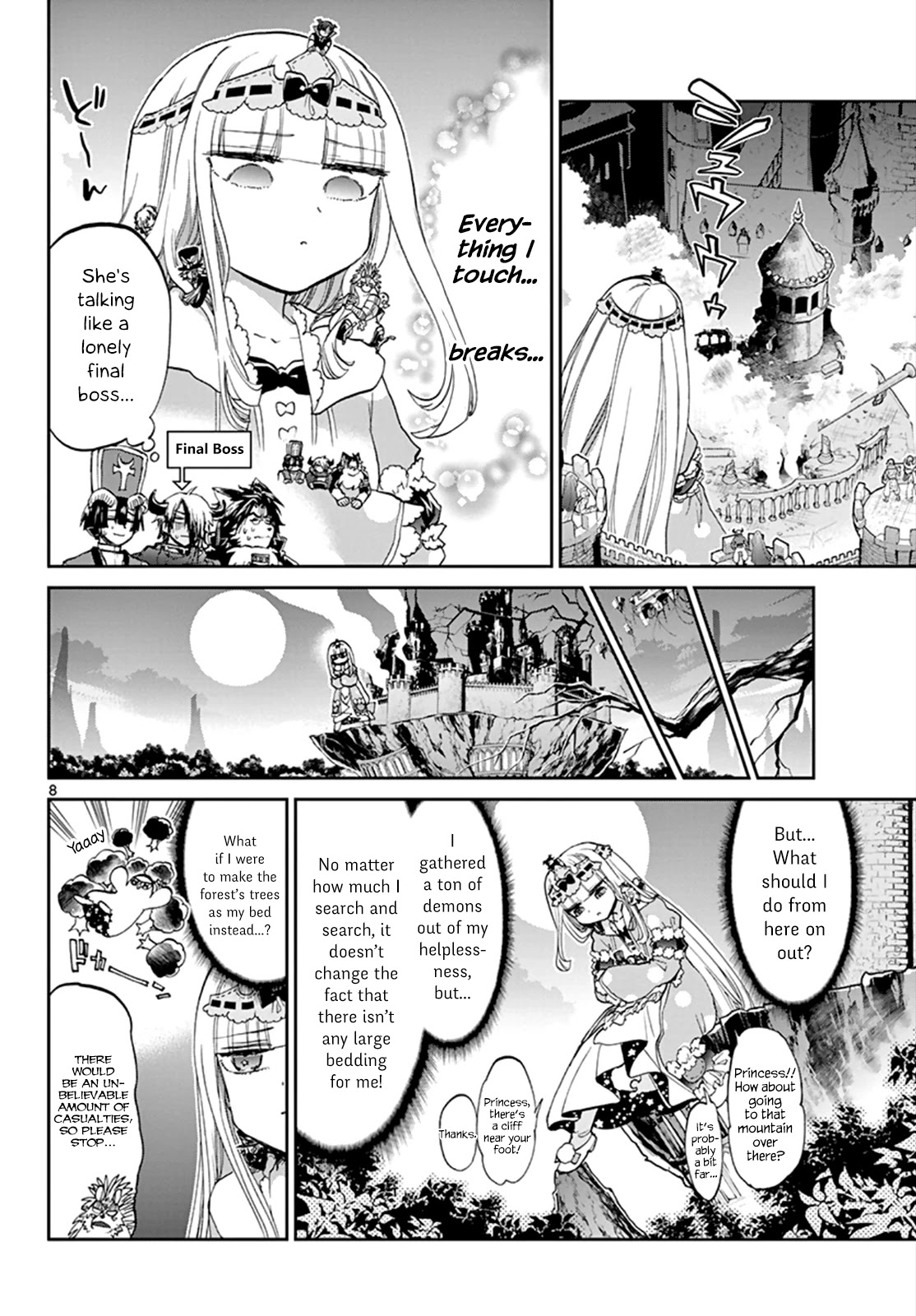 Maou-jou de Oyasumi Chapter 59 page 8 - Chapter 59: Super-Sized for Demon King Castle