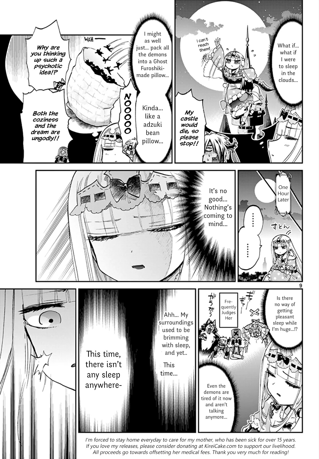 Maou-jou de Oyasumi Chapter 59 page 9 - Chapter 59: Super-Sized for Demon King Castle