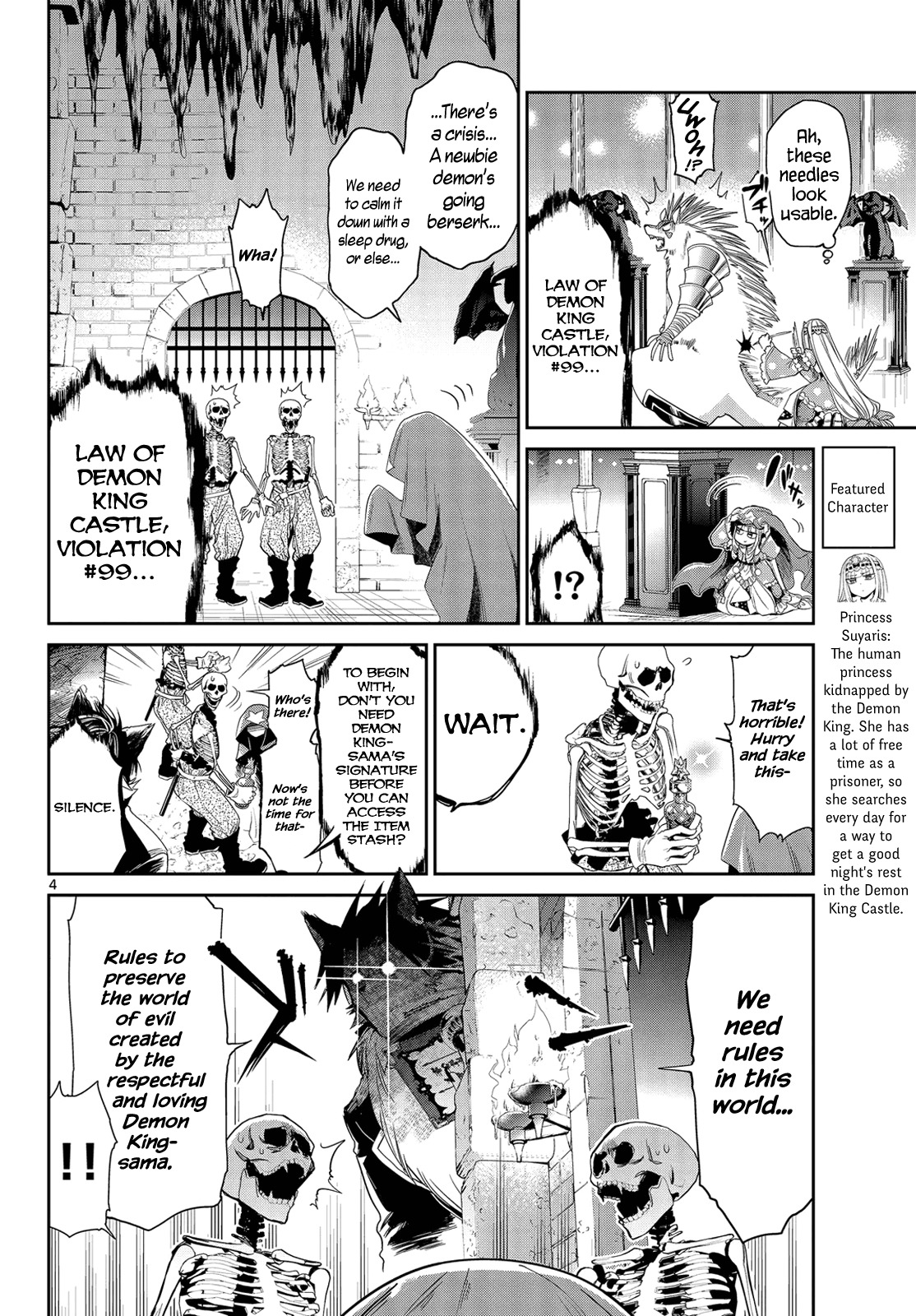Maou-jou de Oyasumi Chapter 6 page 4 - Chapter 6: Keep Howling at the Moon