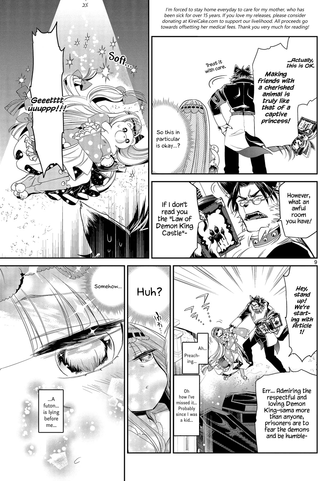 Maou-jou de Oyasumi Chapter 6 page 9 - Chapter 6: Keep Howling at the Moon