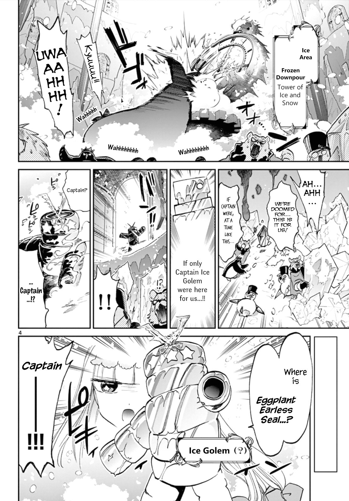 Maou-jou de Oyasumi Chapter 61 page 4 - Chapter 61: Sudden Change! Big Eggplant Earless Seal