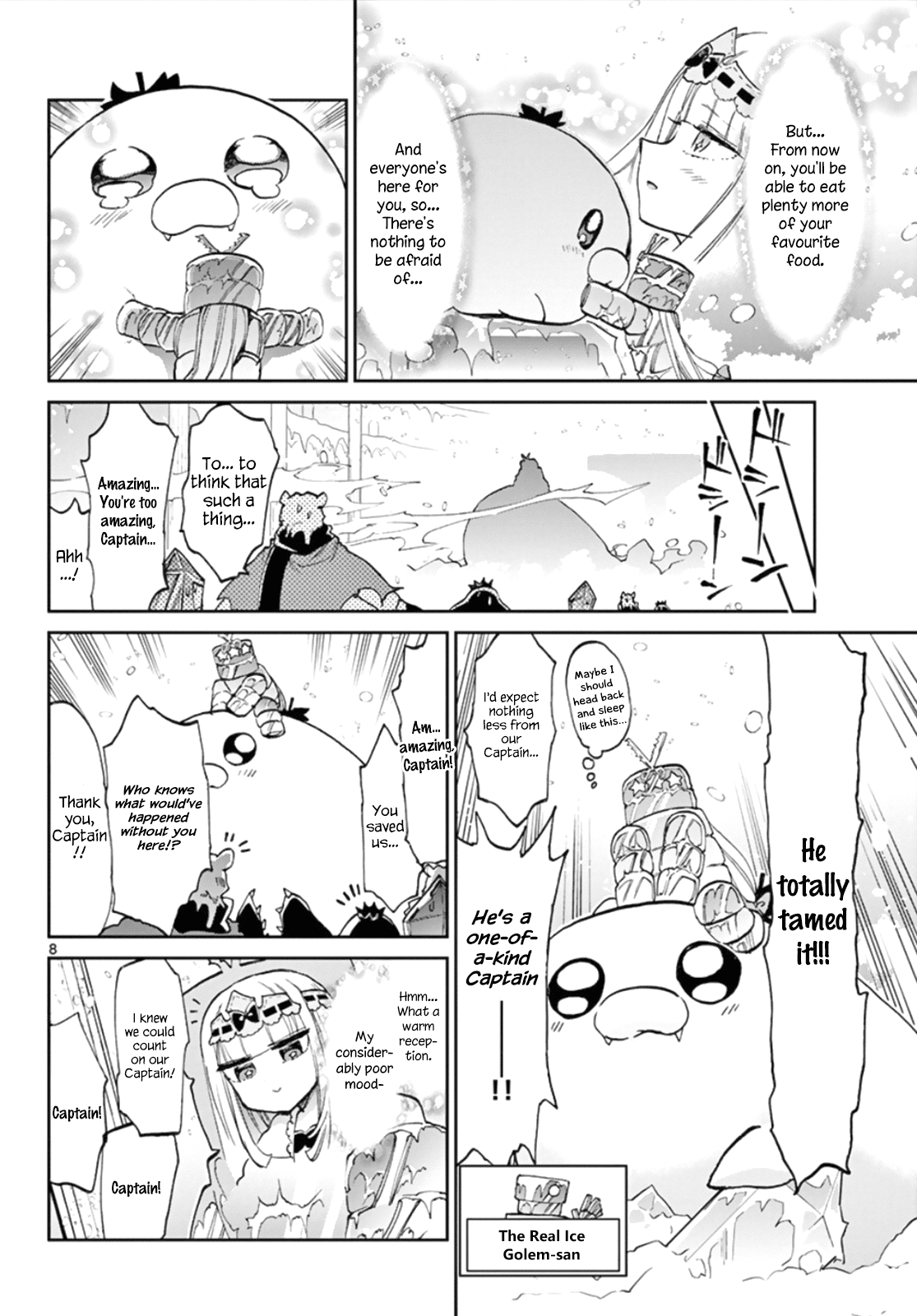 Maou-jou de Oyasumi Chapter 61 page 8 - Chapter 61: Sudden Change! Big Eggplant Earless Seal