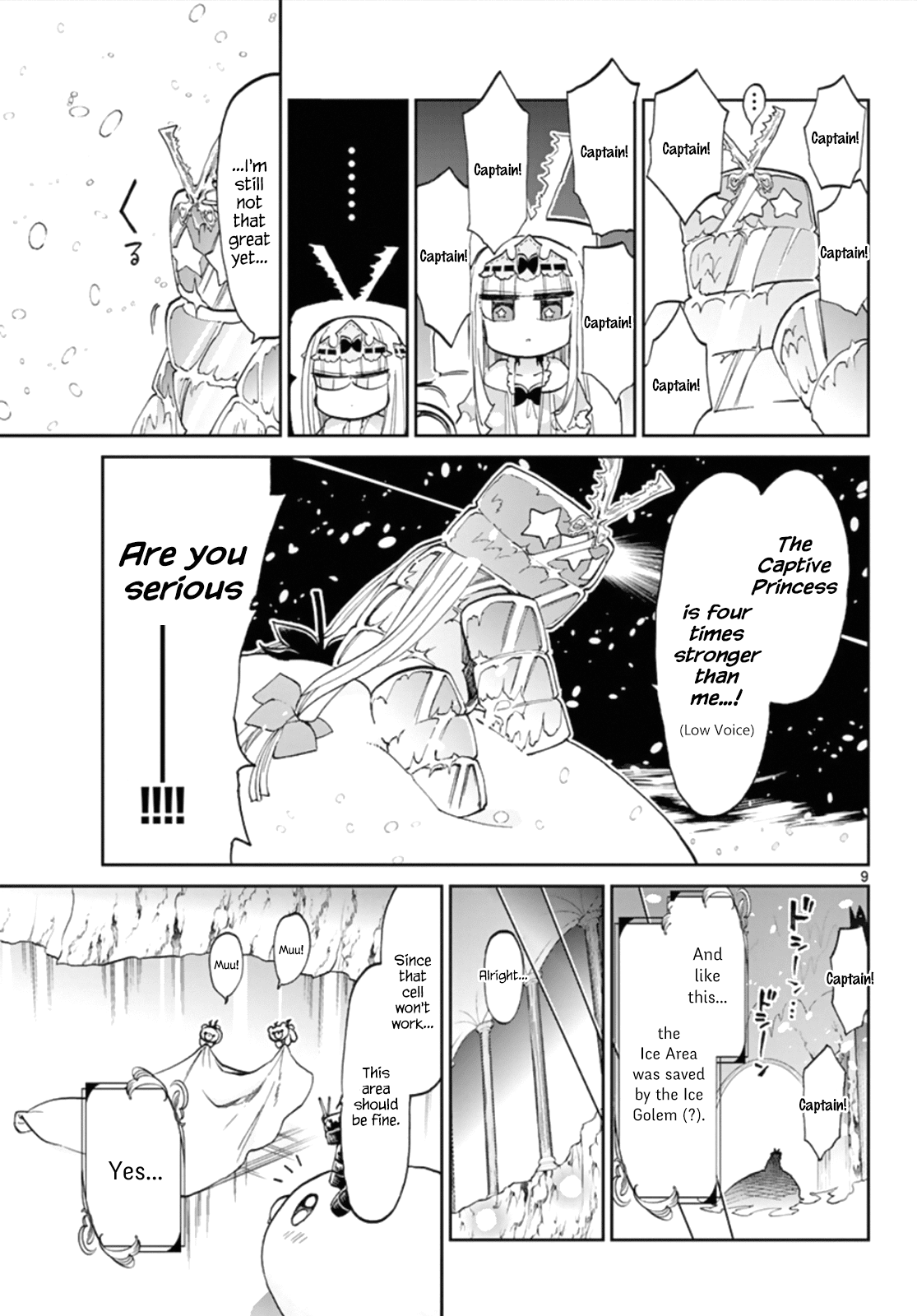 Maou-jou de Oyasumi Chapter 61 page 9 - Chapter 61: Sudden Change! Big Eggplant Earless Seal