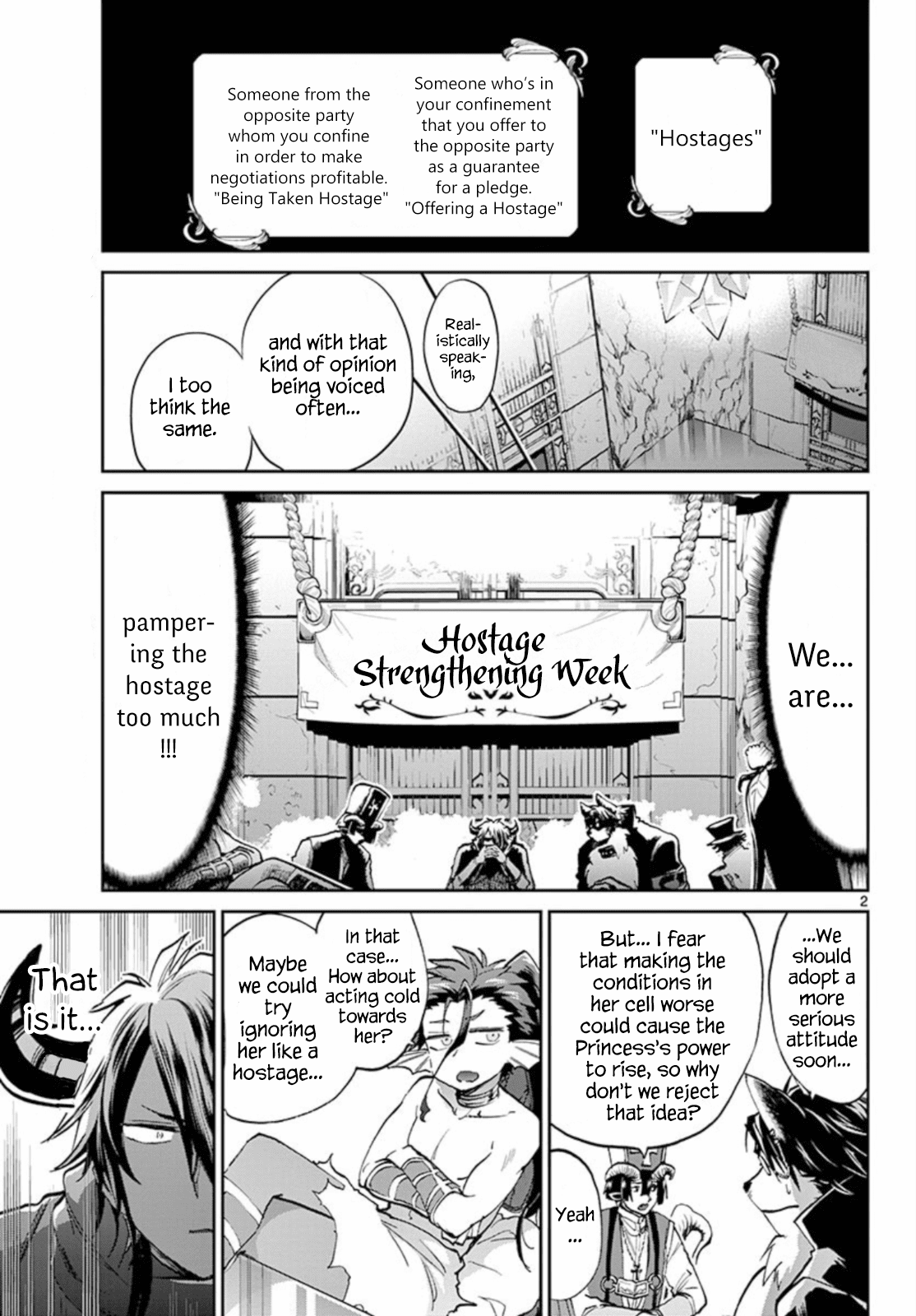 Maou-jou de Oyasumi Chapter 63 page 2 - Chapter 63: Don't Avert your Eyes
